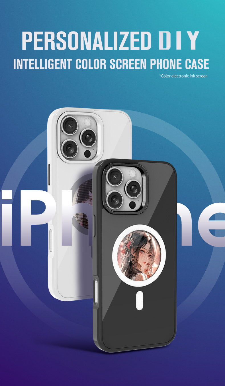 Magnetic Round E-Ink Case