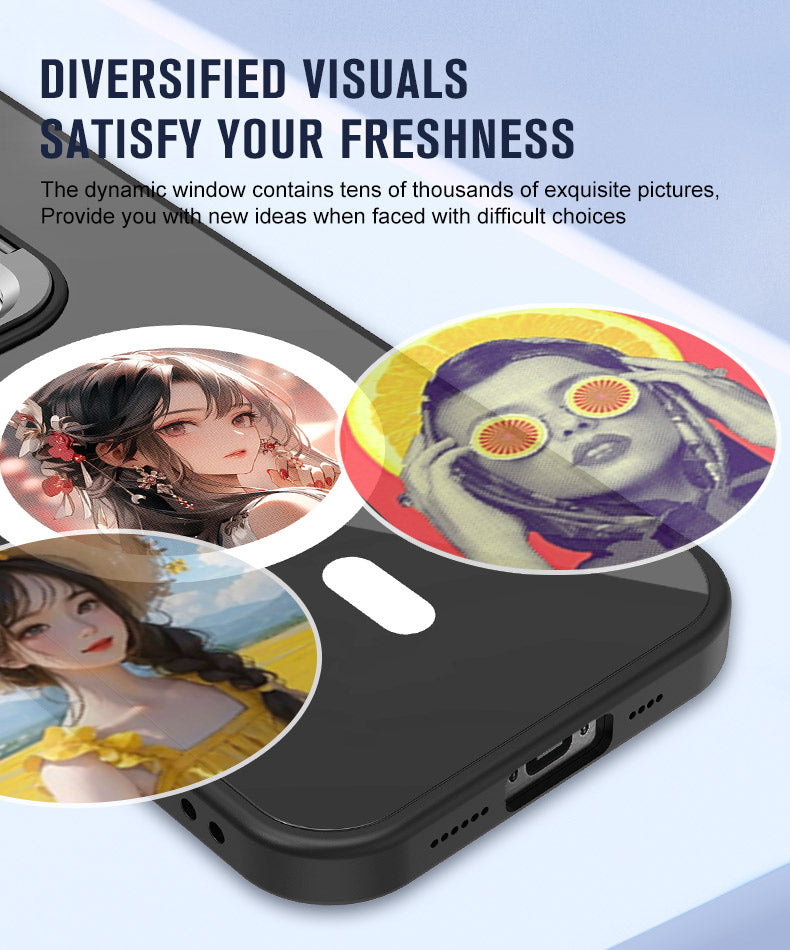 Magnetic Round E-Ink Case