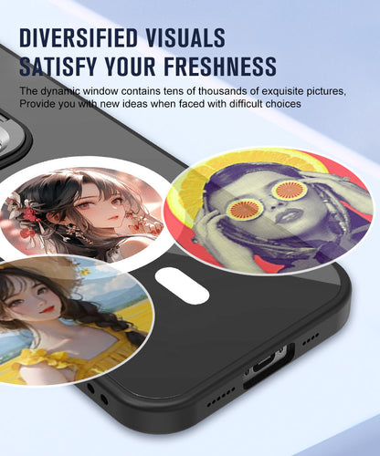 Magnetic Round E-Ink Case