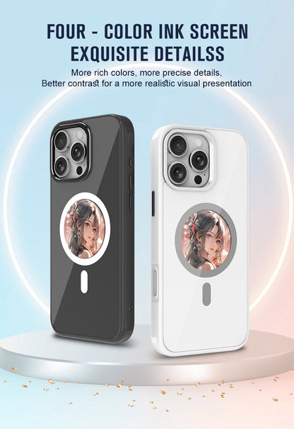 Magnetic Round E-Ink Case